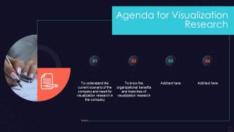 Visualization research it agenda for visualization research