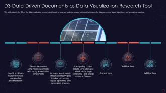 Visualization research it d3 data driven documents as data visualization research