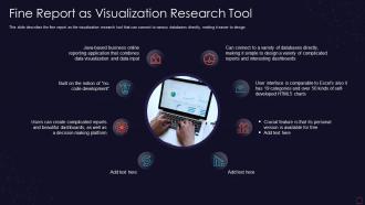 Visualization research it fine report as visualization research tool