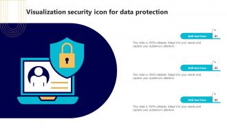 Visualization Security Icon For Data Protection