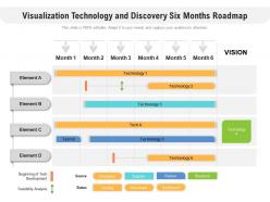 Visualization technology and discovery six months roadmap