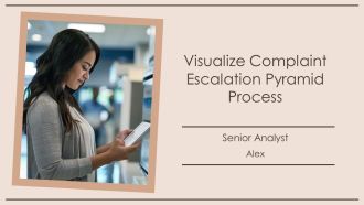 Visualize Complaint Escalation Pyramid Process PPT Example AT