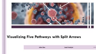 Visualizing Five Pathways With Split Arrows PPT Example AT Visualizing Five Pathways With Split Arrows PPT Example AT