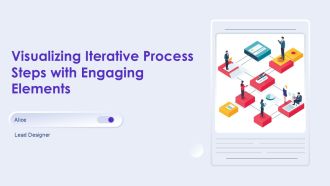 Visualizing Iterative Process Steps With Engaging Elements PPT Guidelines AT