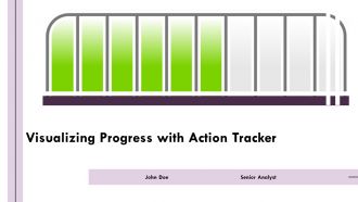 Visualizing Progress With Action Tracker PPT Slides AT