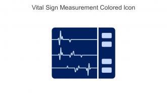 Vital Sign Measurement Colored Icon In Powerpoint Pptx Png And Editable Eps Format