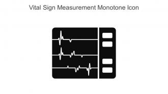 Vital Sign Measurement Monotone Icon In Powerpoint Pptx Png And Editable Eps Format