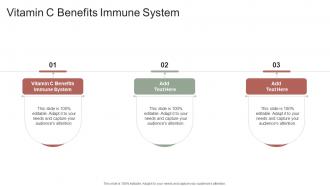 Vitamin C Benefits Immune System In Powerpoint And Google Slides Cpb