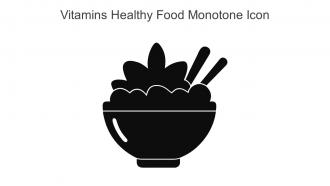 Vitamins Healthy Food Monotone Icon In Powerpoint Pptx Png And Editable Eps Format
