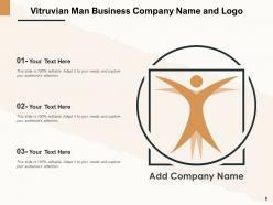 Vitruvian Man Collages Circular Frame Business Activities Physiology