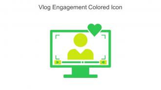 Vlog Engagement Colored Icon In Powerpoint Pptx Png And Editable Eps Format