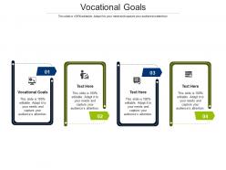 Vocational goals ppt powerpoint presentation summary skills cpb