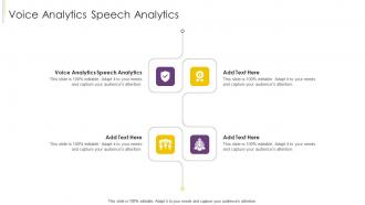 Voice Analytics Speech Analytics In Powerpoint And Google Slides Cpb