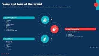 Voice And Tone Of The Brand Internal Brand Rollout Plan Ppt Summary Slides