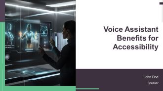 Voice Assistant Benefits For Accessibility PPT Guidelines AT