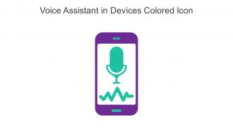 Voice Assistant In Devices Colored Icon In Powerpoint Pptx Png And Editable Eps Format
