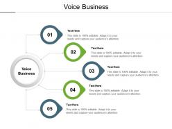 Voice business ppt powerpoint presentation pictures designs download cpb