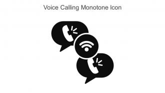 Voice Calling Monotone Icon In Powerpoint Pptx Png And Editable Eps Format