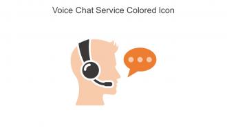Voice Chat Service Colored Icon In Powerpoint Pptx Png And Editable Eps Format