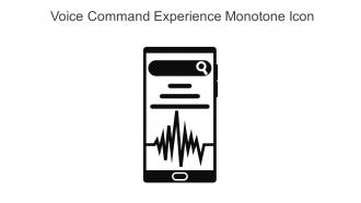 Voice Command Experience Monotone Icon In Powerpoint Pptx Png And Editable Eps Format