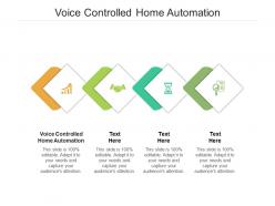 Voice controlled home automation ppt powerpoint presentation professional background cpb