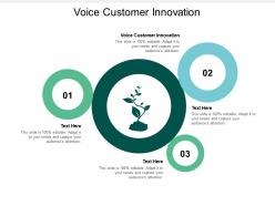 Voice customer innovation ppt powerpoint presentation slides format ideas cpb