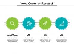 Voice customer research ppt powerpoint presentation professional inspiration cpb