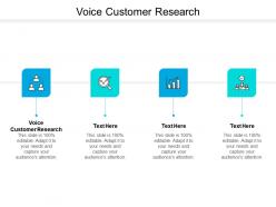 Voice customer research ppt powerpoint presentation summary designs cpb