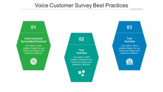 Voice customer survey best practices ppt powerpoint presentation file skills cpb