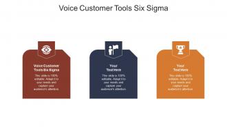 Voice customer tools six sigma ppt powerpoint presentation show graphic images cpb