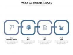 Voice customers survey ppt powerpoint presentation file clipart cpb
