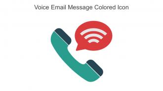 Voice Email Message Colored Icon In Powerpoint Pptx Png And Editable Eps Format