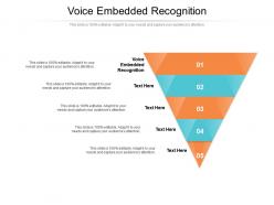 Voice embedded recognition ppt powerpoint presentation inspiration display cpb