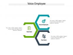 Voice employee ppt powerpoint presentation infographic template background designs cpb