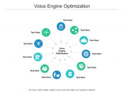 Voice engine optimization ppt powerpoint presentation visual aids example 2015 cpb