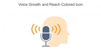 Voice Growth And Reach Colored Icon In Powerpoint Pptx Png And Editable Eps Format