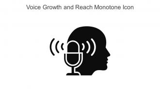 Voice Growth And Reach Monotone Icon In Powerpoint Pptx Png And Editable Eps Format