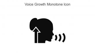 Voice Growth Monotone Icon In Powerpoint Pptx Png And Editable Eps Format