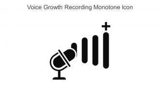 Voice Growth Recording Monotone Icon In Powerpoint Pptx Png And Editable Eps Format