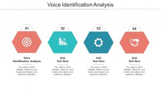 Voice Identification Analysis Ppt Powerpoint Presentation Model Professional Cpb