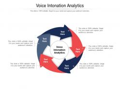 Voice intonation analytics ppt powerpoint presentation professional graphics tutorials cpb