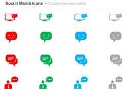 Voice mail message communication social media ppt icons graphics