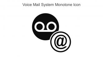 Voice Mail System Monotone Icon In Powerpoint Pptx Png And Editable Eps Format
