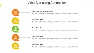 Voice Marketing Automation Ppt Powerpoint Presentation Visual Aids Infographic Cpb