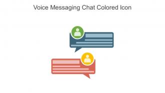 Voice Messaging Chat Colored Icon In Powerpoint Pptx Png And Editable Eps Format