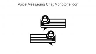 Voice Messaging Chat Monotone Icon In Powerpoint Pptx Png And Editable Eps Format