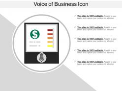 Voice of business icon