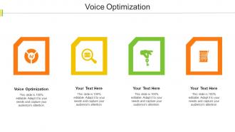 Voice Optimization Ppt Powerpoint Presentation Infographics Microsoft Cpb