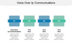 Voice over ip communications ppt powerpoint presentation styles templates cpb