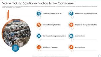 Voice Picking Solutions Factors To Be Considered Implementing Warehouse Automation